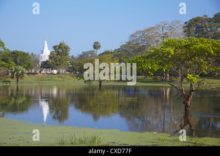 Thuparama Dagoba, Anuradhapura, UNESCO World Heritage Site, Nord-Zentralprovinz in Sri Lanka Asien Stockfoto