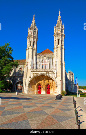 Museu de Marinha "Marine-Museum". Mosteiro Dos Jeronimos, das Hieronymus-Kloster. UNESCO-Weltkulturerbe, Belem.Lisbon Stockfoto