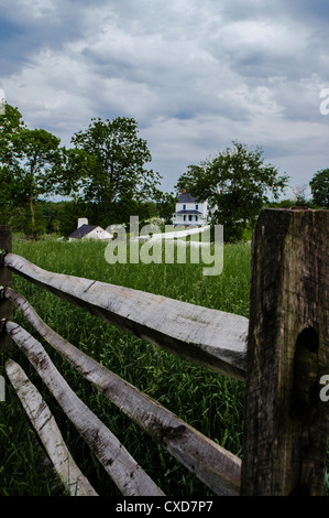 Poffenberger Hof bei Antietam National Battlefield Stockfoto