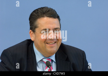 Sigmar Gabriel, Bundesminister für Umwelt, SPD, Berlin Stockfoto