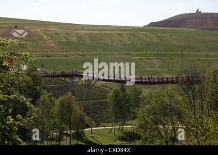 BUGA 2007: Neue Landschaftsprojekt Wismut, eine ehemalige Uran-Bergbau-Gebiet Stockfoto
