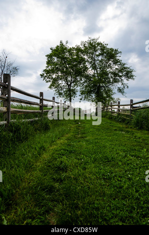 Poffenberger Hof bei Antietam National Battlefield Stockfoto