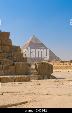 Pyramiden von Giza, Cairo Stockfoto