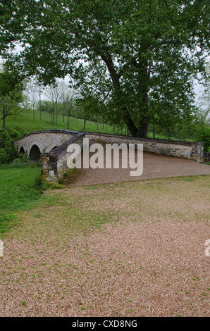 Burnsides Bridge am Antietam Schlachtfeld Stockfoto