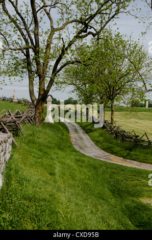 Der "blutige Spur" am Antietam National Battlefield Stockfoto