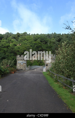 Craigellachie Brücke über Fluss Spey Schottland september 2012 Stockfoto