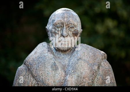 Statue von Konrad Adenauer, erster Bundeskanzler Bundesrepublik Deutschland, Köln. Deutschland, Europa Stockfoto