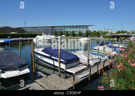 La Vela Zentrum und La Laguna Marina, Mestre, Venedig, Provinz Venedig, Veneto Region, Italien Stockfoto