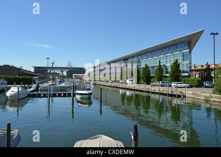 La Vela Zentrum und La Laguna Marina, Mestre, Venedig, Provinz Venedig, Veneto Region, Italien Stockfoto