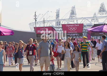 Olympiapark Stratford während der Spiele 2012 Stockfoto