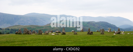 Castlerigg panorama Stockfoto