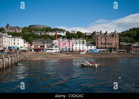 Die Stadt von Oban mit Blick auf Bucht von Oban, Argyll und Bute Schottland Stockfoto