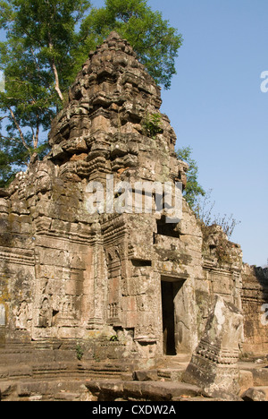 Preah Khan, Angkor archäologischer Park, Angkor archäologischer Park, UNESCO-Weltkulturerbe, Siem Reap, Kambodscha, Indochina Stockfoto