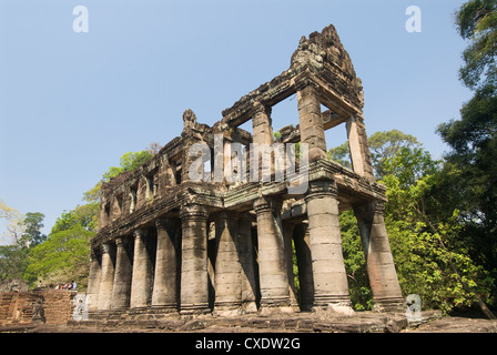 Preah Khan, Angkor archäologischer Park, Angkor archäologischer Park, UNESCO-Weltkulturerbe, Siem Reap, Kambodscha, Indochina Stockfoto