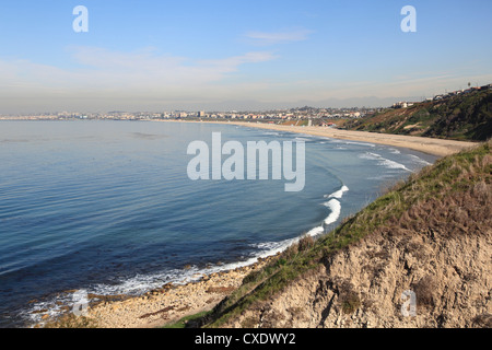 Palos Verdes Peninsula auf den Pazifischen Ozean, Los Angeles, California, Vereinigte Staaten von Amerika, Nordamerika Stockfoto