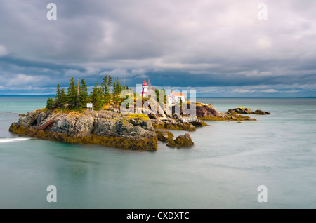 East Quoddy (Kopf Harbour) Leuchtturm, Campobello Insel, New-Brunswick, Kanada, Nordamerika Stockfoto