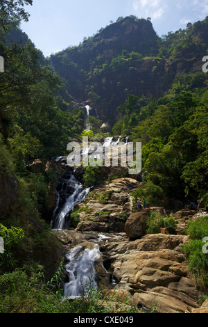 Rawana Ella Falls, Sri Lanka, Asien Stockfoto