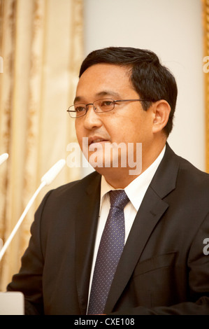 Dr. Emmanuel Siregar, Leiter des menschlichen Karstadt GmbH Stockfoto