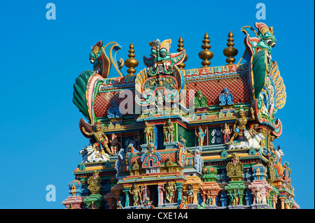 Sri-Meenakshi-Tempel, Madurai, Tamil Nadu, Indien, Asien Stockfoto