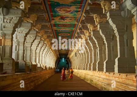 Ramanatha Swami, Rameswaram, Tamil Nadu, Indien, Asien Stockfoto