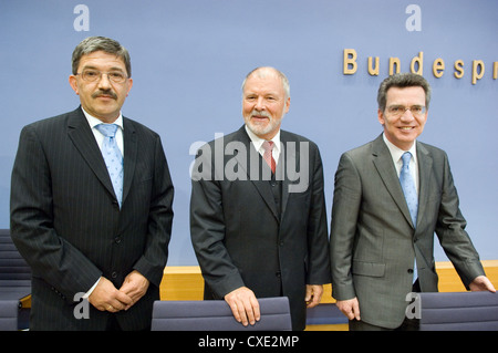 G8-Vorbereitung, Caffier, Maiziere Ringstorff Stockfoto