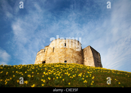 Cliffords Turm, York, Yorkshire, England Stockfoto