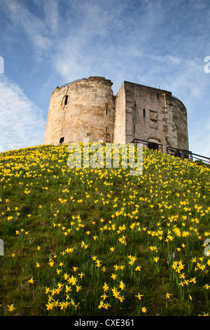 Cliffords Turm, York, Yorkshire, England Stockfoto