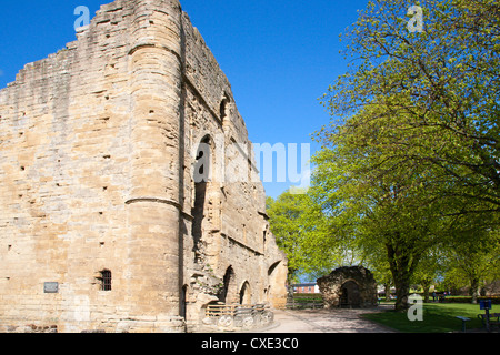 Die Kings Tower, Knaresborough Schloß, Knaresborough, North Yorkshire, England Stockfoto