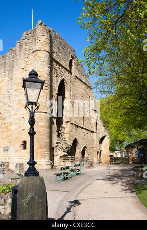 Die Kings Tower, Knaresborough Schloß, Knaresborough, North Yorkshire, England Stockfoto