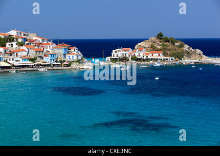 Kokkari, Samos, Ägäische Inseln, Griechenland Stockfoto