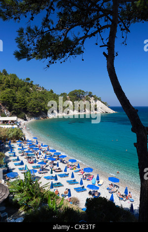 Lemonakia Beach, in der Nähe von Kokkari, Samos, Ägäische Inseln, Griechenland Stockfoto