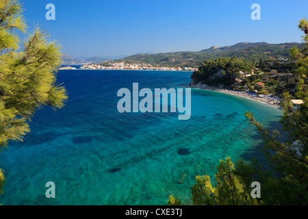 Lemonakia Beach, in der Nähe von Kokkari, Samos, Ägäische Inseln, Griechenland, Europa Stockfoto