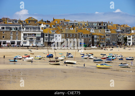 St.Ives Hafen, Cornwall, England Stockfoto