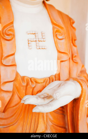 Statue am Kek Lok Si Tempel, Penang, Malaysia, Südostasien, Asien Stockfoto