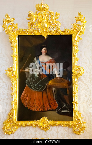 Katharinenpalast befindet sich die Rokoko Sommerresidenz der russischen Zaren in der Stadt Tsarskoye Selo (Puschkin)-Russland-Portrait Stockfoto