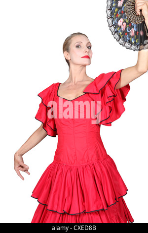 Flamenco-Tänzerin Stockfoto