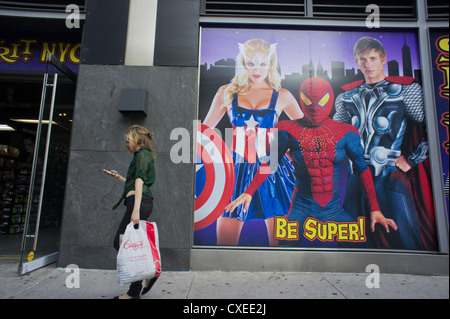 Ein Geist Halloween pop-up Store im New Yorker Stadtteil Chelsea Stockfoto