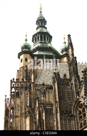 Größte Schloss das abstrakte Weltbild der Burg Pražský Hrad in Prag Tschechien Hradschin Prager Burg Stockfoto