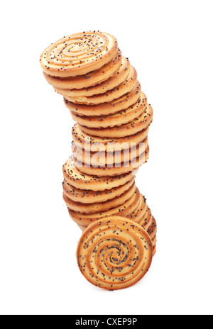 Shortbreads Cookies Turm Stockfoto