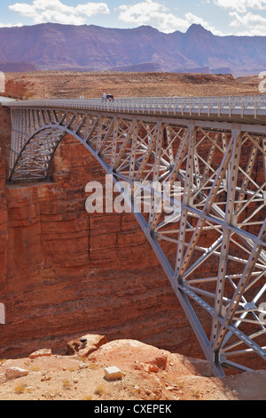Die moderne Brücke über den Colorado River Stockfoto
