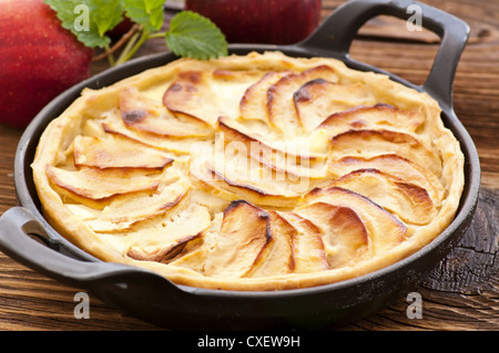 Apfel-tarte Stockfoto