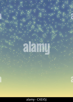 Abbildung der abstrakten Hintergrund ähnelt eines Dämmerung Himmels mit Sternen Stockfoto