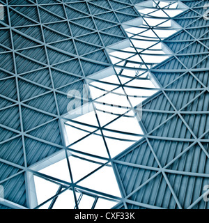 moderne Stadt Architektur Decke detail Stockfoto