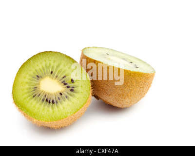 Kiwi-Hälften Stockfoto