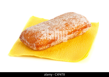 Krapfen in Puderzucker Stockfoto