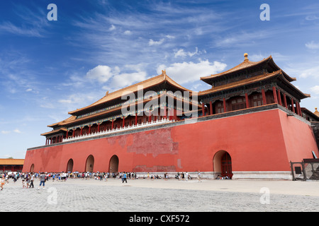 Meridian Gate des kaiserlichen Palastes Stockfoto