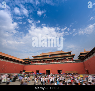 Palace Museum Meridian gate Stockfoto