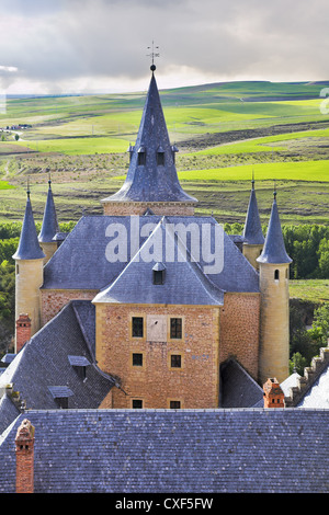 Der Palast in Segovia Stockfoto