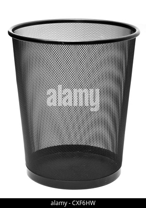 Müll kann isolierten auf weißen Hintergrund Stockfoto