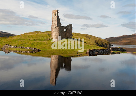 Ardvreck Castle Loch Assynt Sutherland.  SCO 8533 Stockfoto